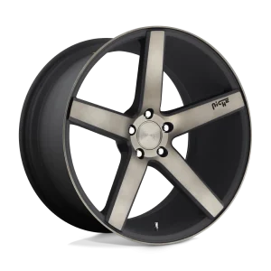 Niche – M134 MILAN – Black – 19″x8.5″ 42mm – Summer Wheels – M1341985F8+42